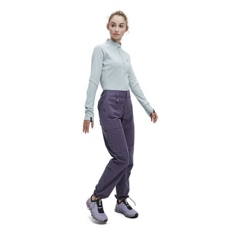 Navy Women's On Running Explorer Pants | 653812_PH