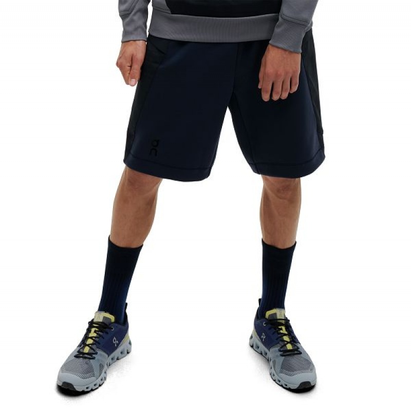 Navy / Black Men\'s On Running Movement Shorts | 3125406_PH