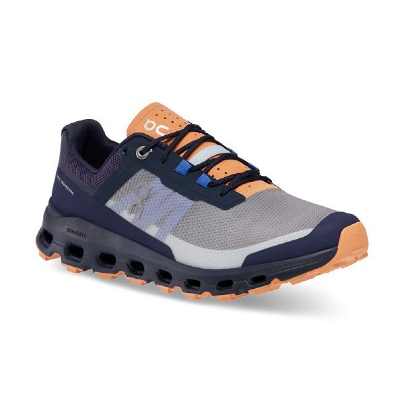 Navy / Copper Women's On Running Cloudvista Hiking Shoes | 6971402_PH