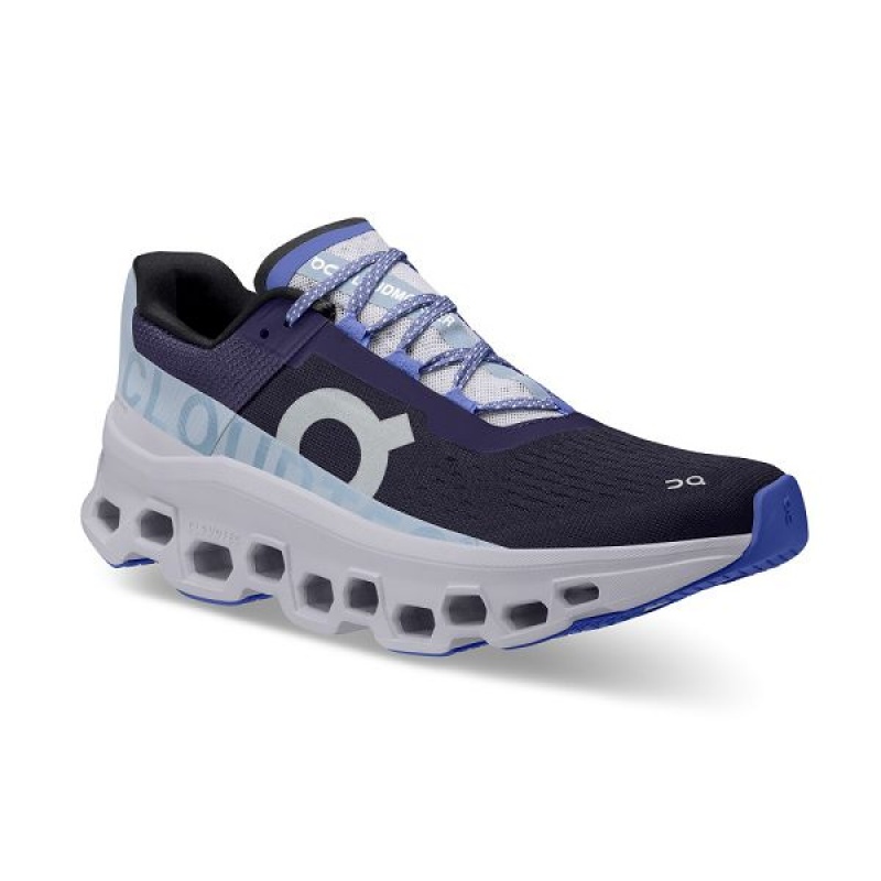 Navy / Lavender Women's On Running Cloudmonster Road Running Shoes | 8762039_PH