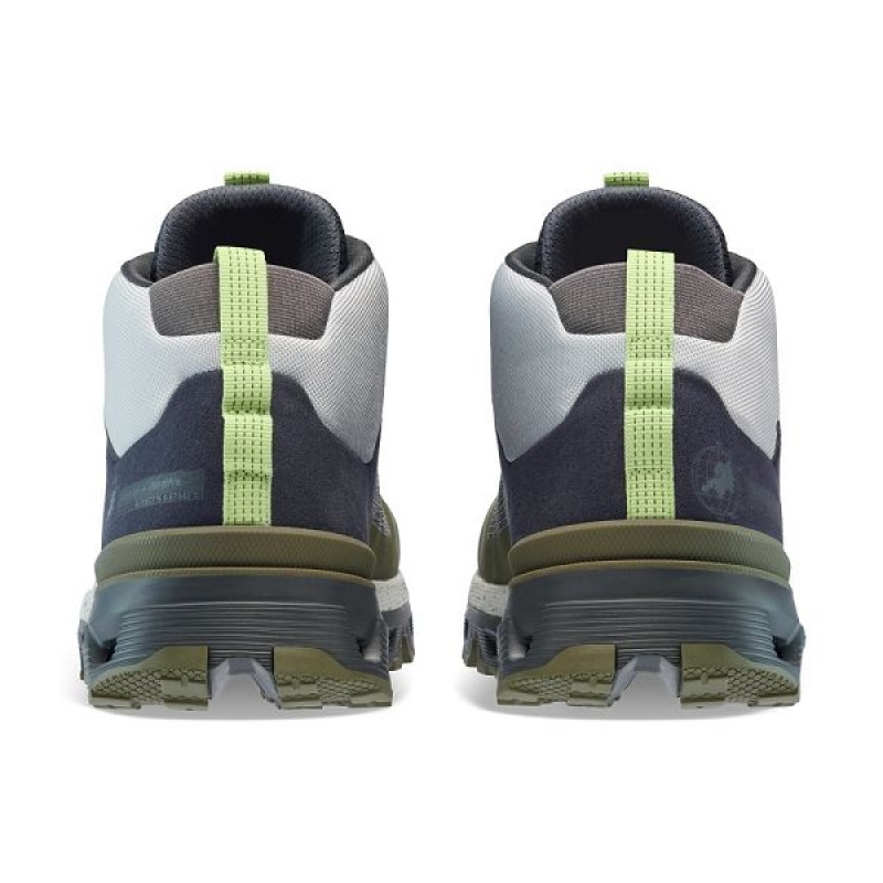 Navy / Olive Men's On Running Cloudtrax Hiking Boots | 9512736_PH