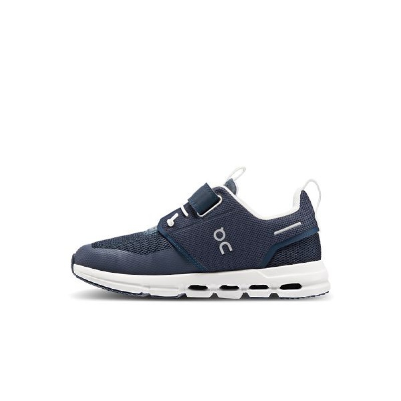 Navy / White Kids' On Running Cloud Play Running Shoes | 1840397_PH