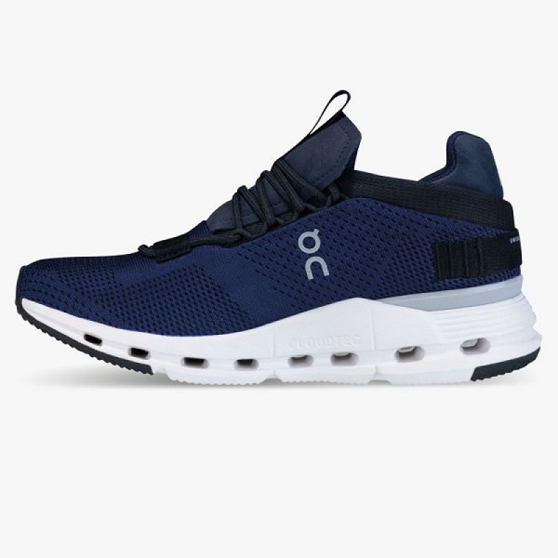 Navy / White Men's On Running Cloudnova Sneakers | 4271859_PH