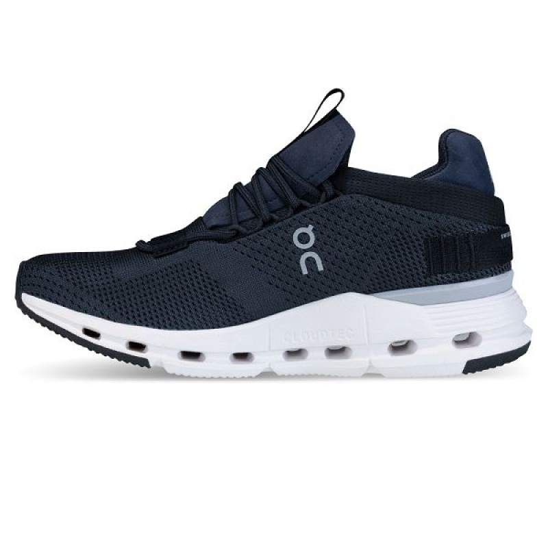 Navy / White Men's On Running Cloudnova Sneakers | 5726943_PH