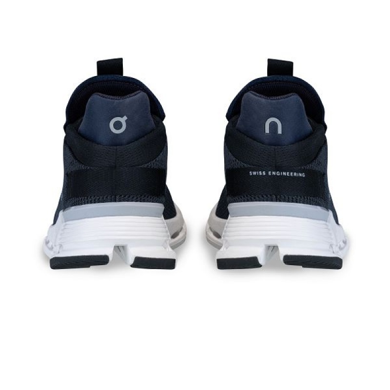 Navy / White Men's On Running Cloudnova Sneakers | 5726943_PH