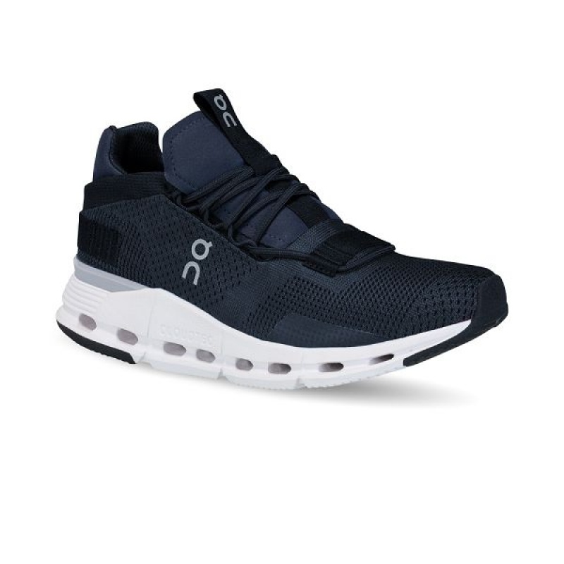 Navy / White Men's On Running Cloudnova Sneakers | 5726943_PH