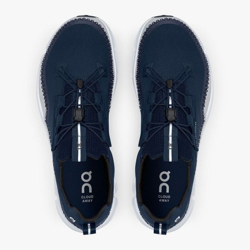 Navy / White Women's On Running Cloudaway Sneakers | 9507862_PH