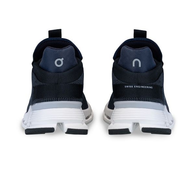 Navy / White Women's On Running Cloudnova Sneakers | 7948360_PH