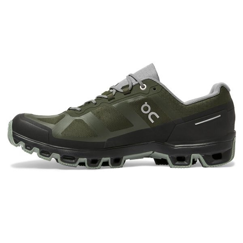 Olive Men's On Running Cloudventure Waterproof 2 Hiking Shoes | 5761023_PH