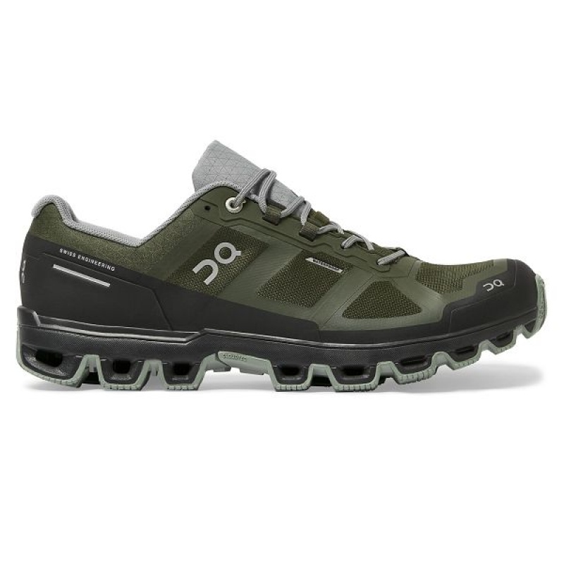 Olive Men\'s On Running Cloudventure Waterproof 2 Hiking Shoes | 5761023_PH