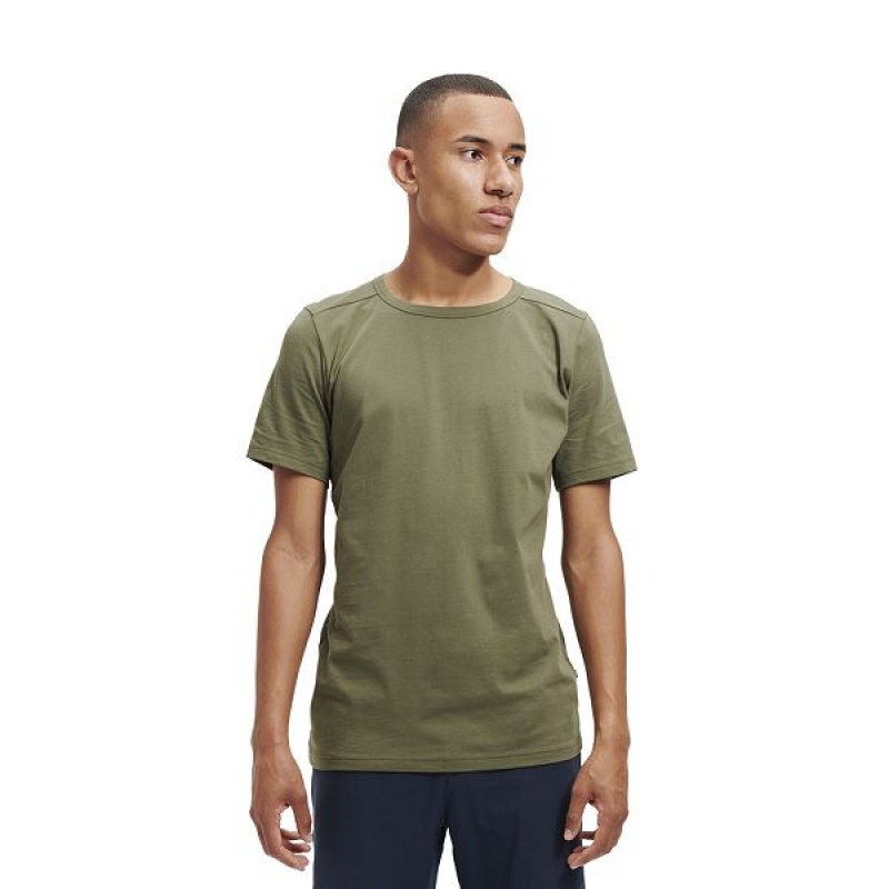 Olive Men\'s On Running On-T 2 T Shirts | 417659_PH