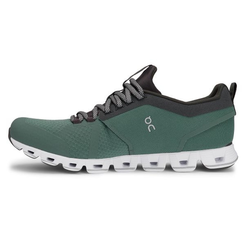 Olive / Grey Men's On Running Cloud Beam Sneakers | 9820741_PH