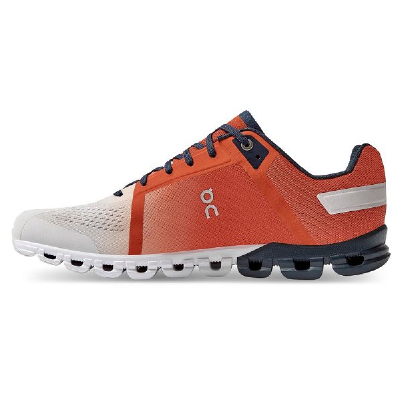 Orange Men's On Running Cloudflow Road Running Shoes | 7208931_PH