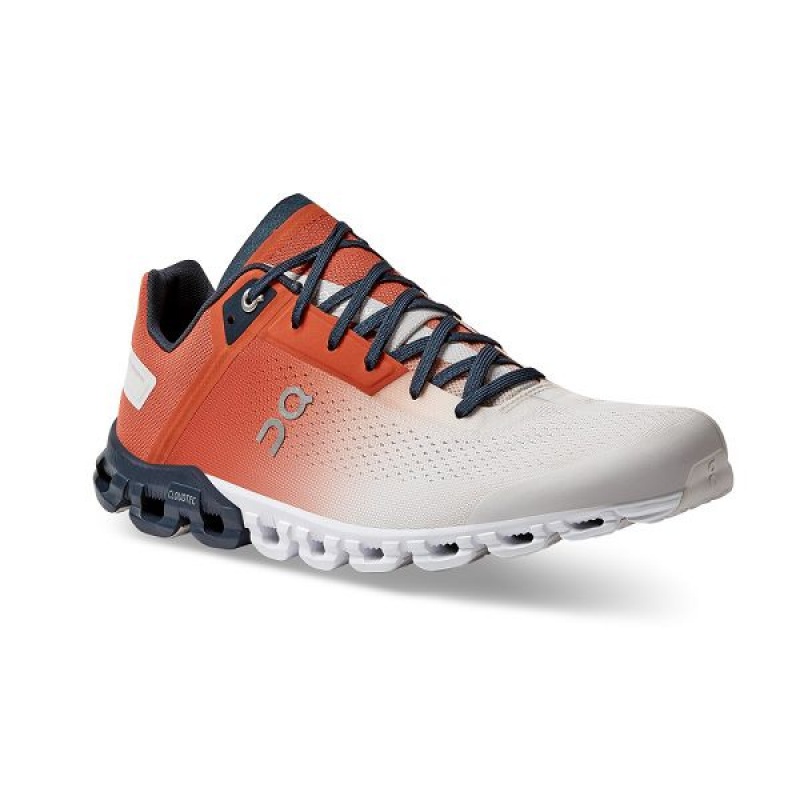 Orange Men's On Running Cloudflow Road Running Shoes | 7208931_PH