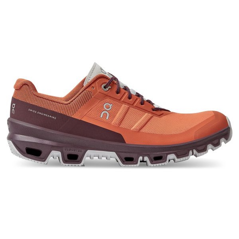 Orange Men\'s On Running Cloudventure 3 Hiking Shoes | 3087951_PH