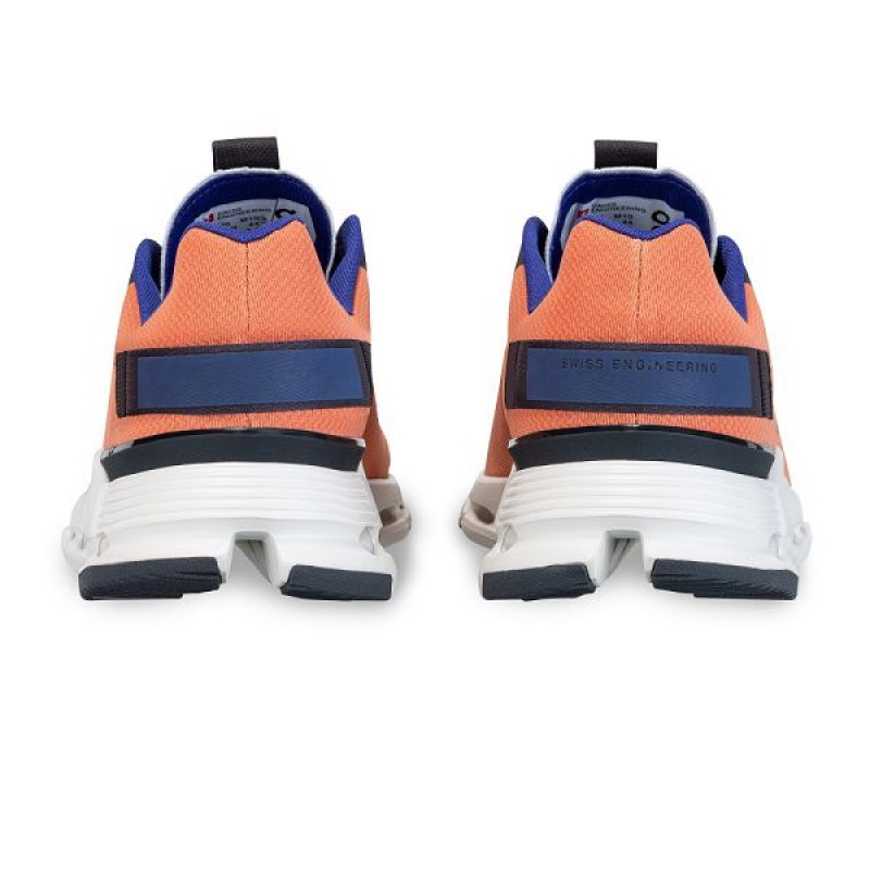 Orange / Blue Men's On Running Cloudnova Form Sneakers | 8240739_PH