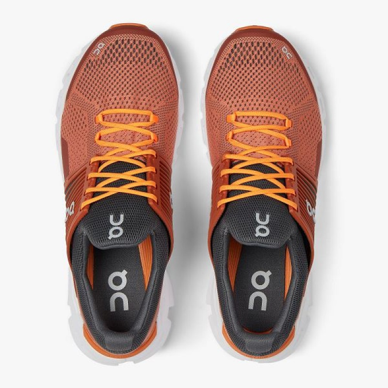 Orange / Grey Men's On Running Cloudswift 1 Road Running Shoes | 746529_PH