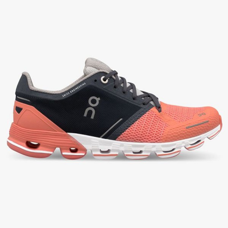 Orange / Navy Women\'s On Running Cloudflyer 2 Running Shoes | 4837190_PH