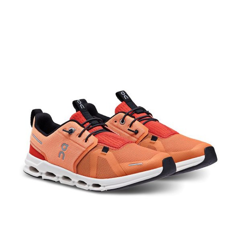 Orange / Red Kids' On Running Cloud Sky Running Shoes | 8415372_PH