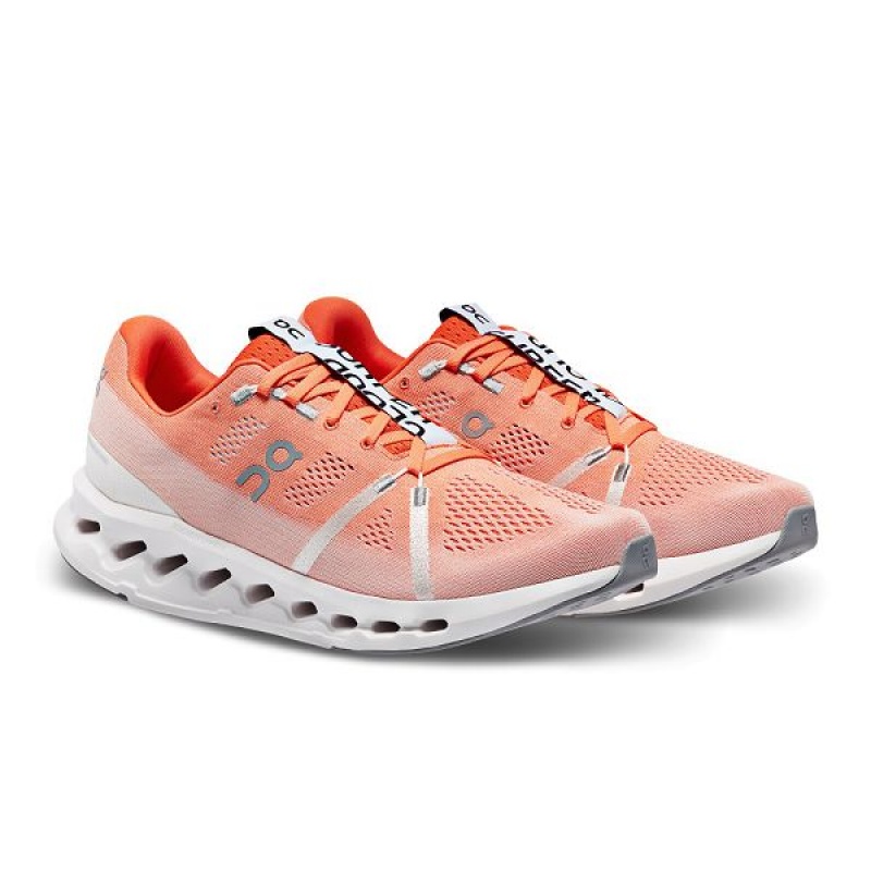 Orange / White Men's On Running Cloudsurfer Road Running Shoes | 7091386_PH