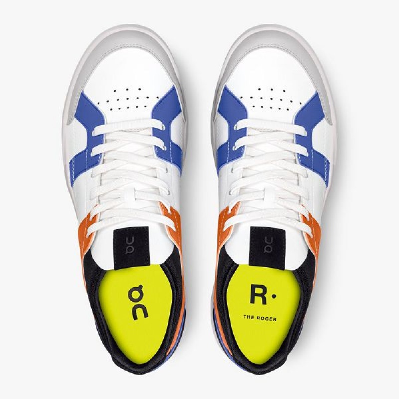 Orange / White Men's On Running THE ROGER Clubhouse Sneakers | 1403967_PH