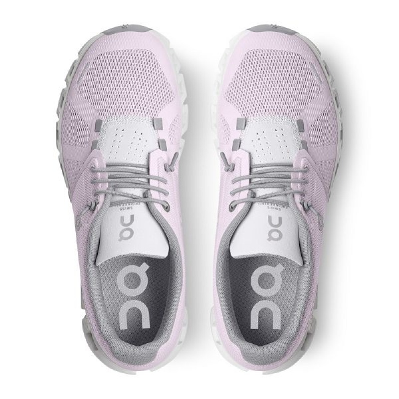 Pink Women's On Running Cloud 5 Sneakers | 7396401_PH