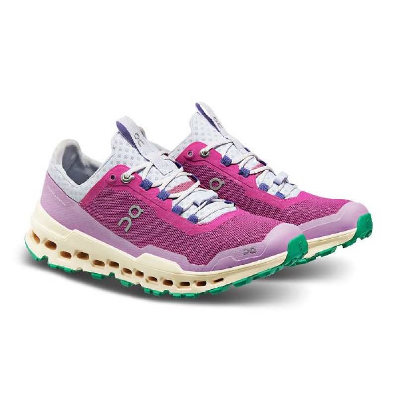 Pink Women's On Running Cloudultra Hiking Shoes | 4763581_PH