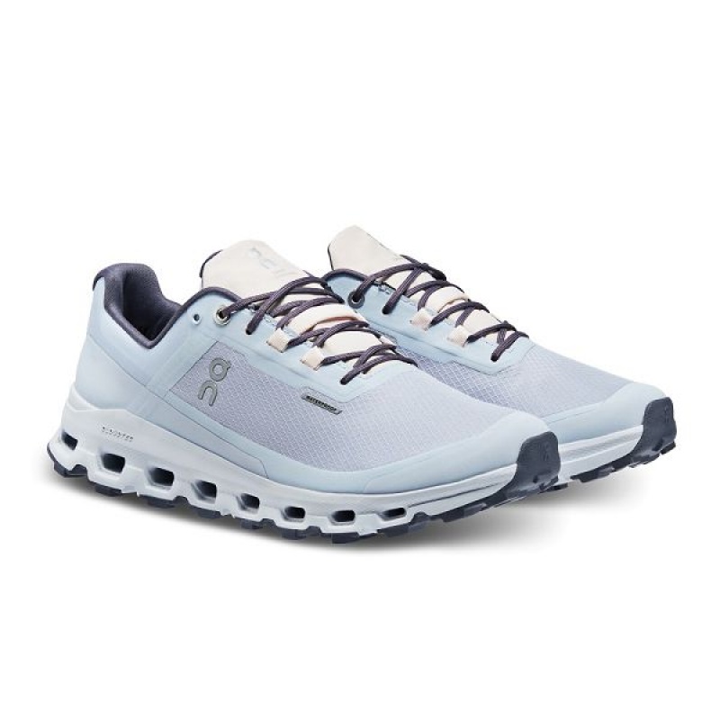 Purple / Blue Women's On Running Cloudvista Waterproof Hiking Shoes | 8046273_PH