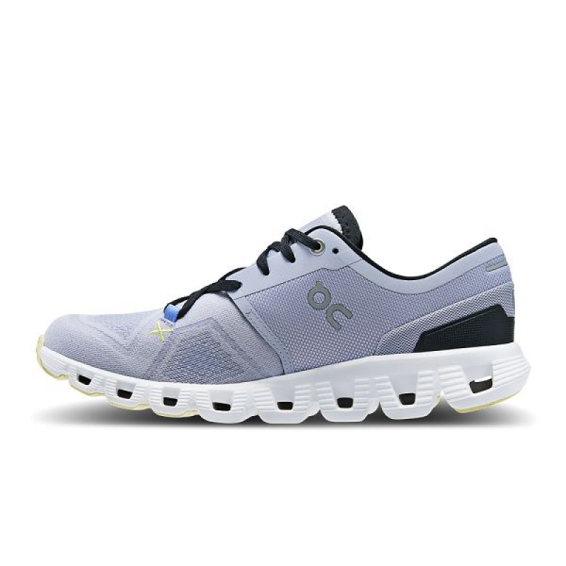 Purple / White Women's On Running Cloud X 3 Road Running Shoes | 6493012_PH