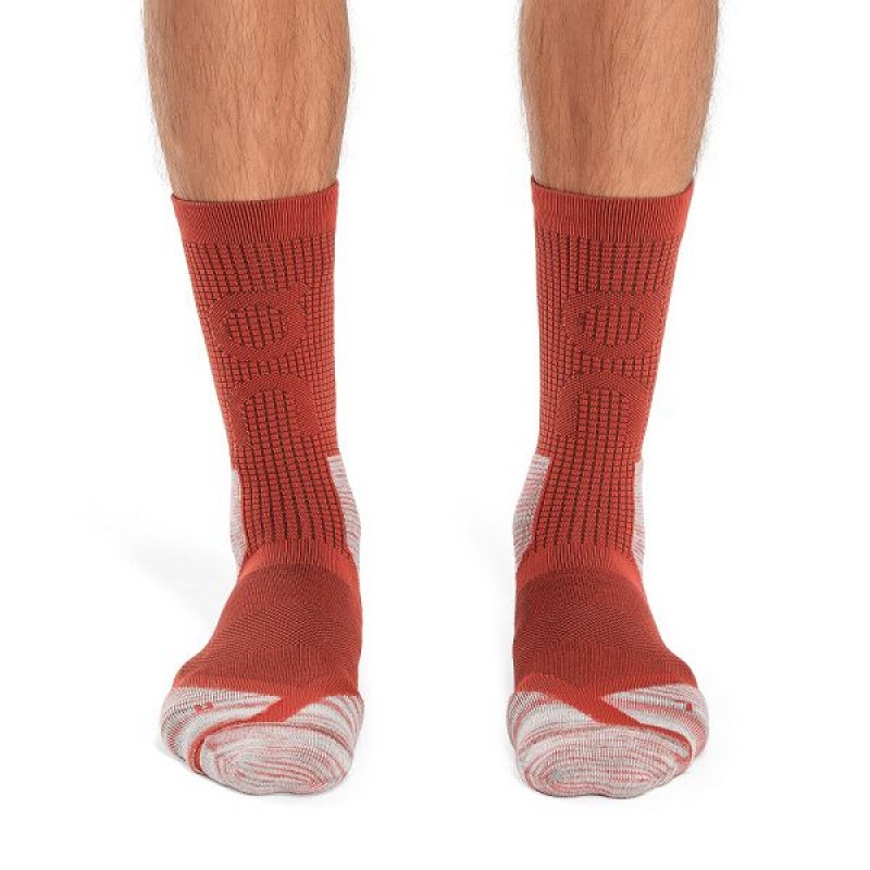 Red Men's On Running Explorer Merino Socks | 5736908_PH