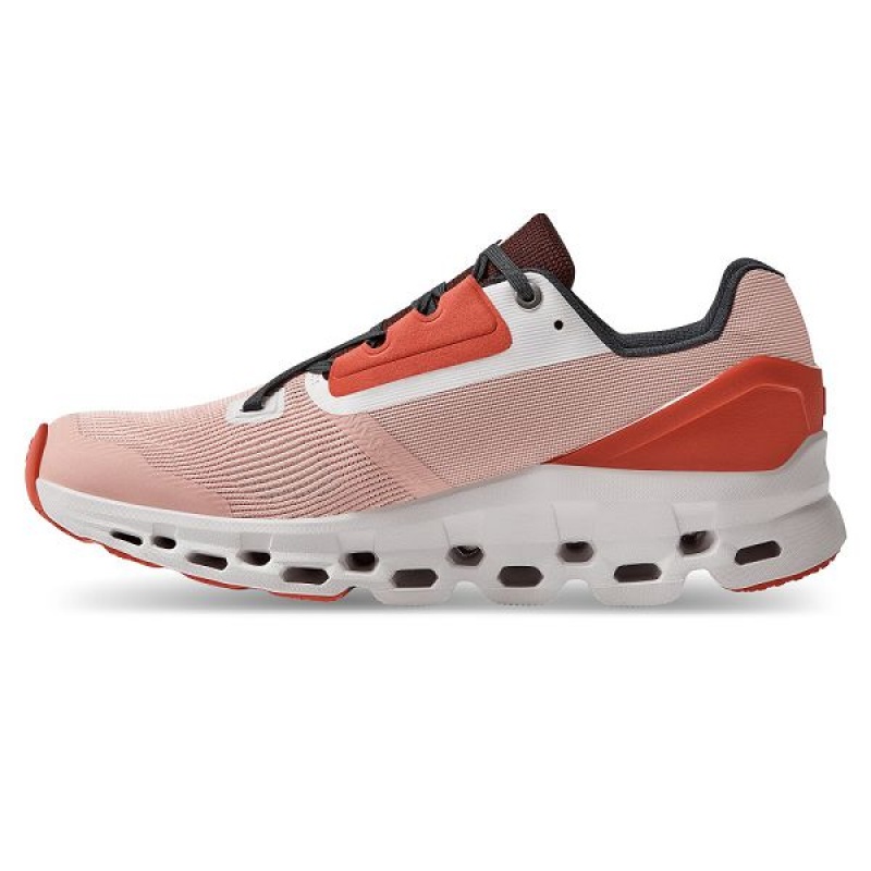 Rose / Red Women's On Running Cloudstratus Road Running Shoes | 7029436_PH