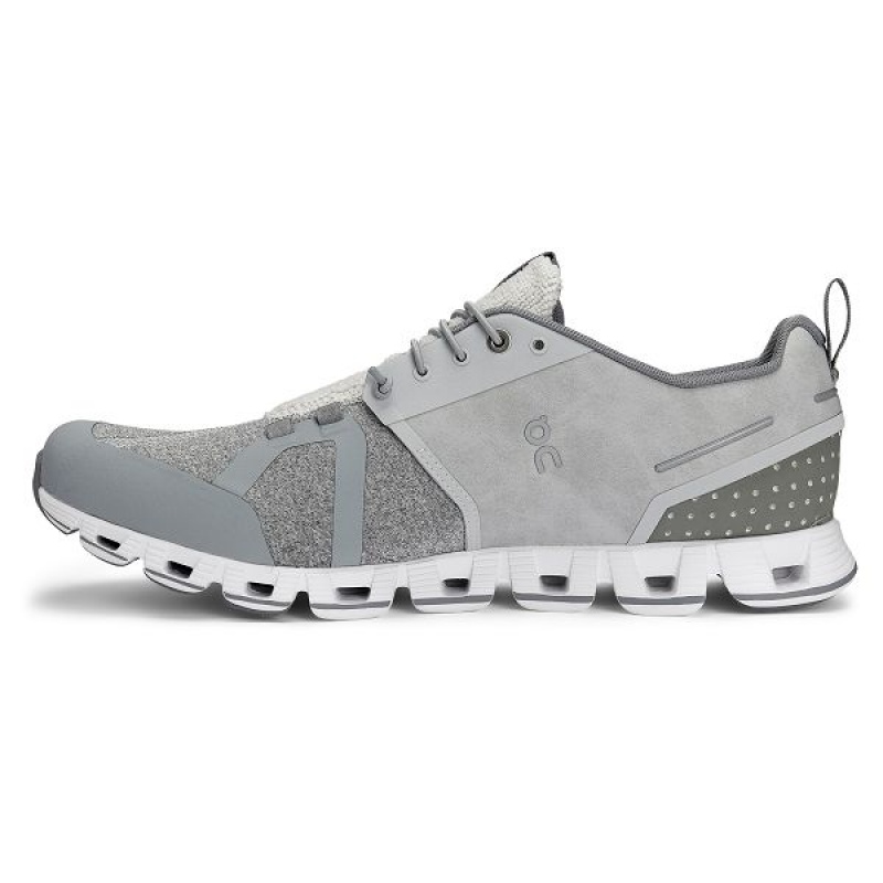 Silver Men's On Running Cloud Terry Sneakers | 158342_PH