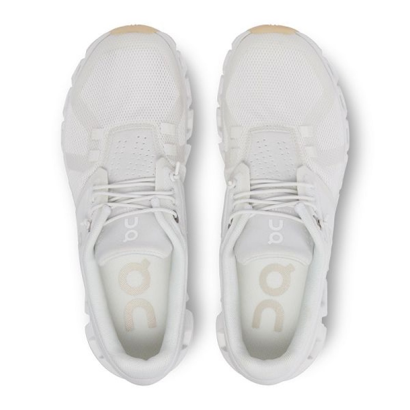 White Men's On Running Cloud 5 Undyed Road Running Shoes | 6451390_PH