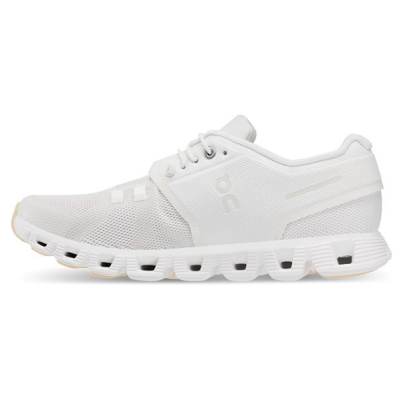 White Men's On Running Cloud 5 Undyed Road Running Shoes | 6451390_PH