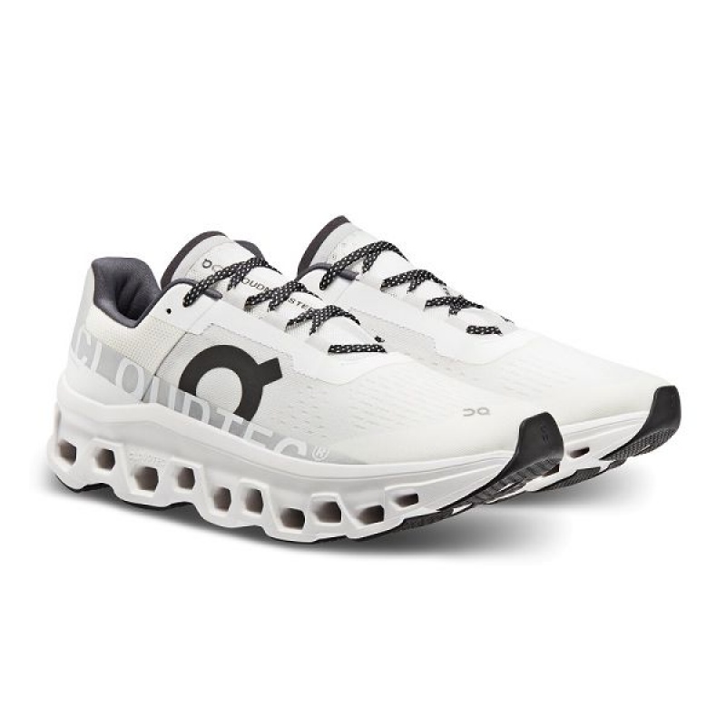 White Men's On Running Cloudmonster Road Running Shoes | 4216308_PH