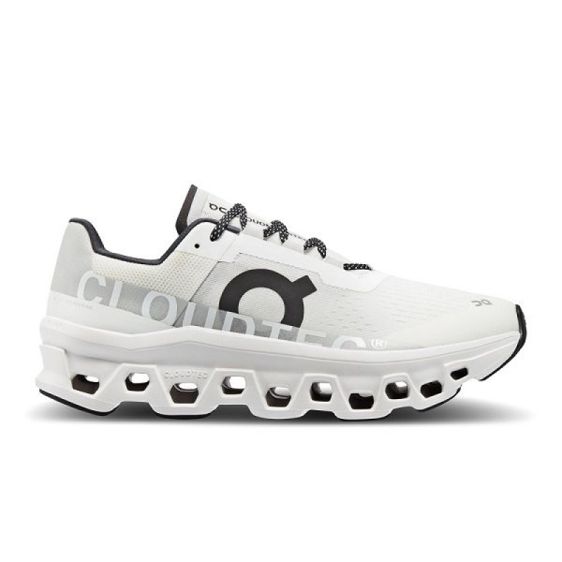 White Men\'s On Running Cloudmonster Road Running Shoes | 4216308_PH