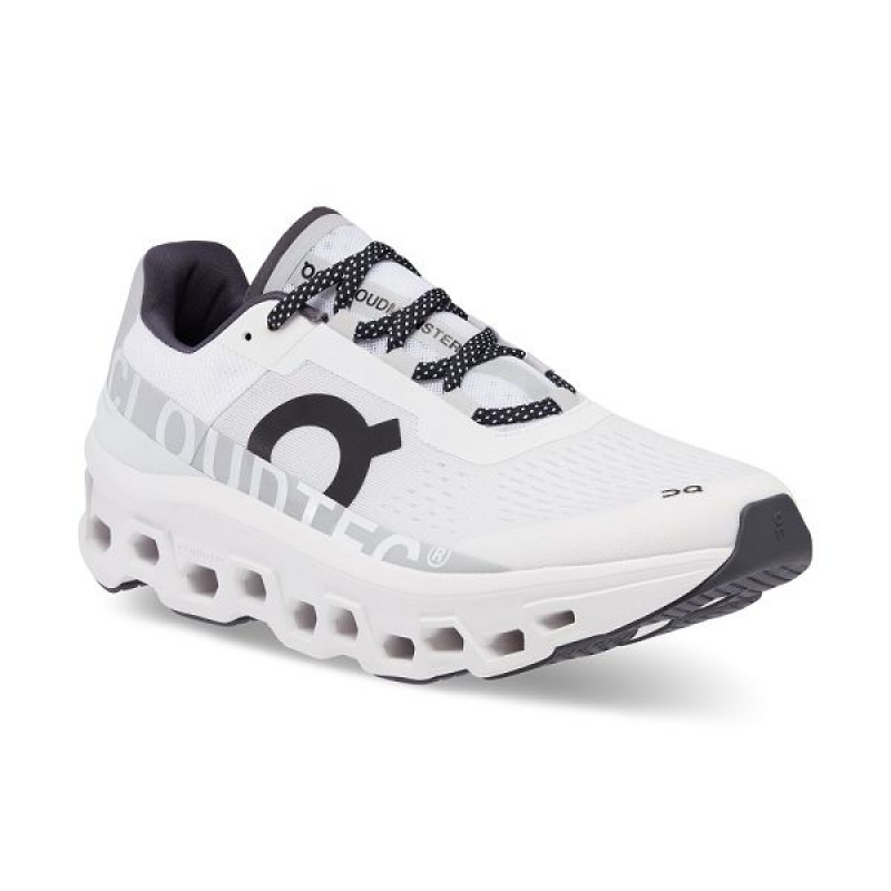 White Men's On Running Cloudmonster Road Running Shoes | 6984231_PH