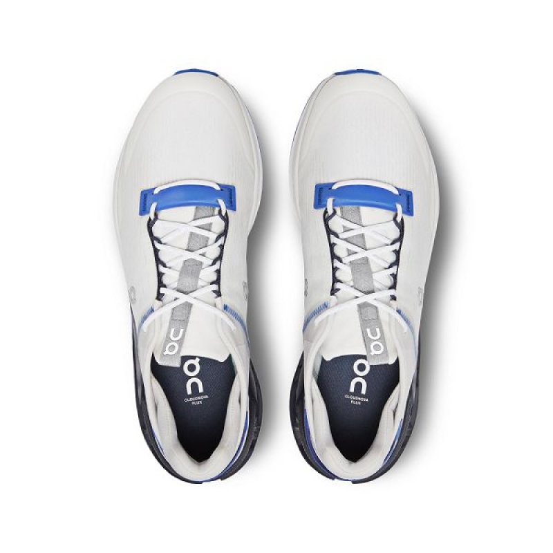 White Men's On Running Cloudnova Flux Sneakers | 518792_PH