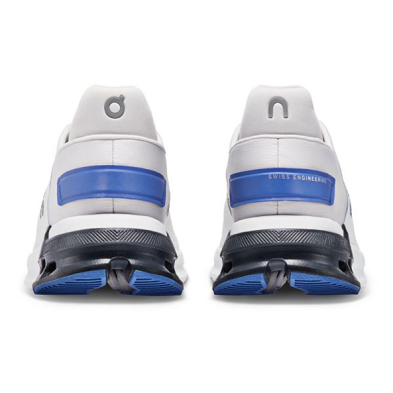 White Men's On Running Cloudnova Flux Sneakers | 518792_PH