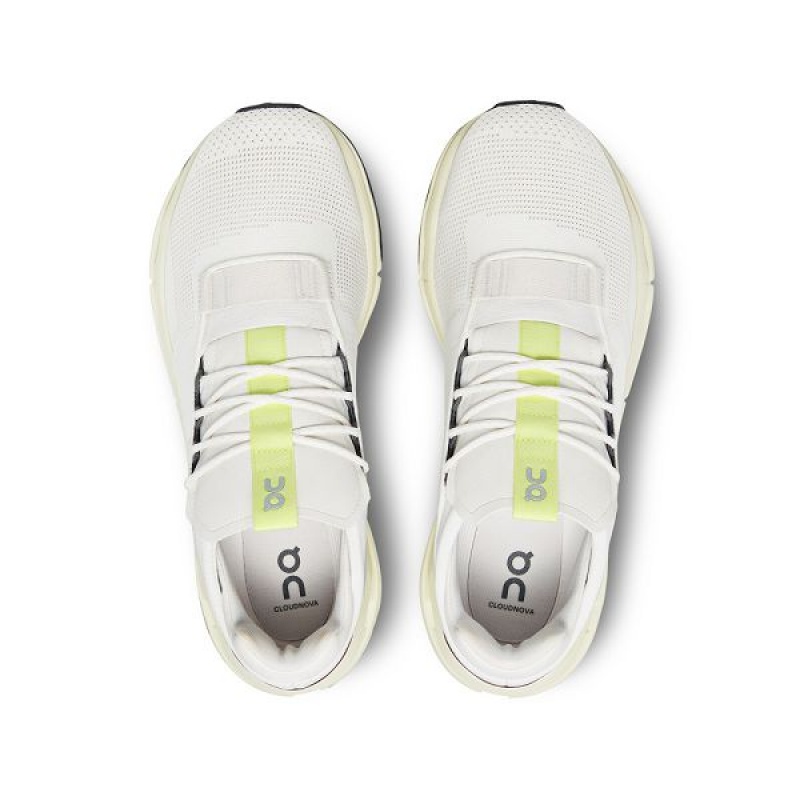 White Men's On Running Cloudnova Sneakers | 265318_PH