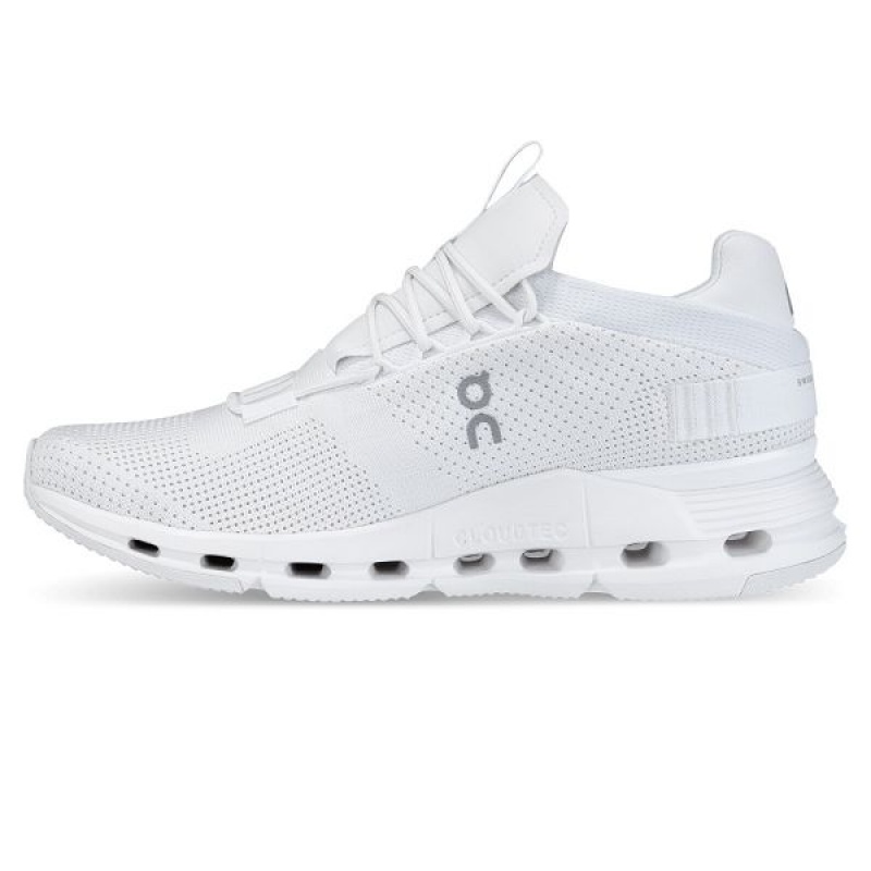 White Men's On Running Cloudnova Sneakers | 7934561_PH