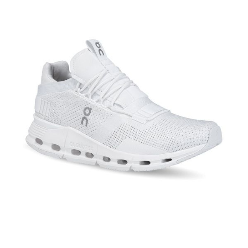 White Men's On Running Cloudnova Sneakers | 7934561_PH