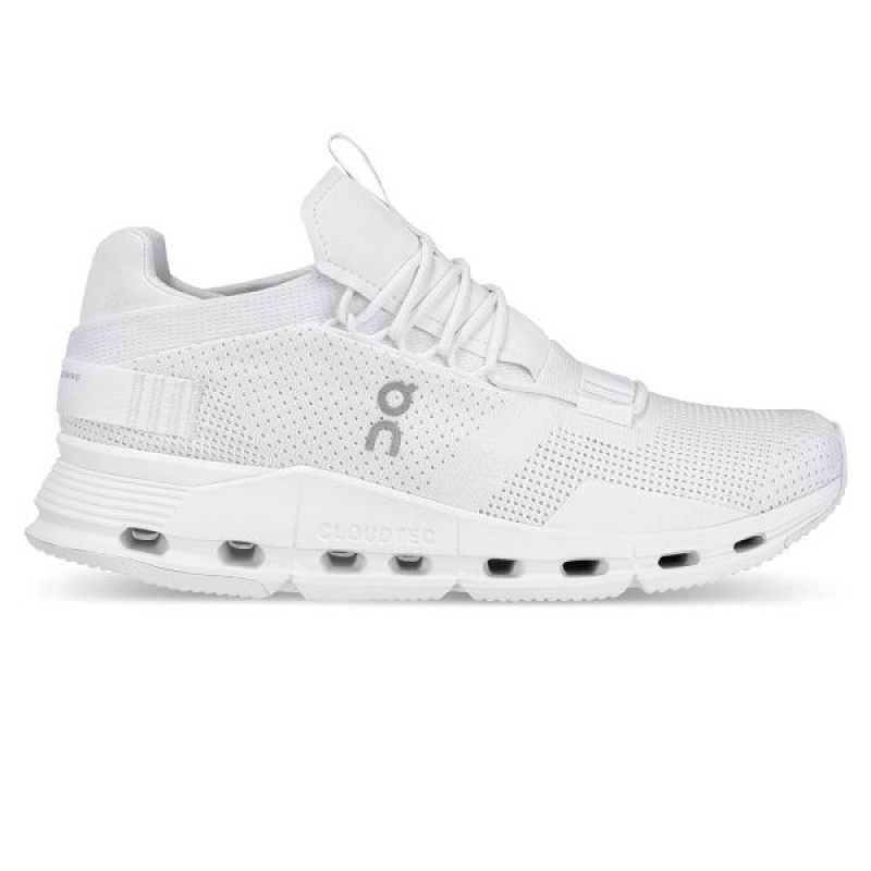 White Men\'s On Running Cloudnova Sneakers | 7934561_PH