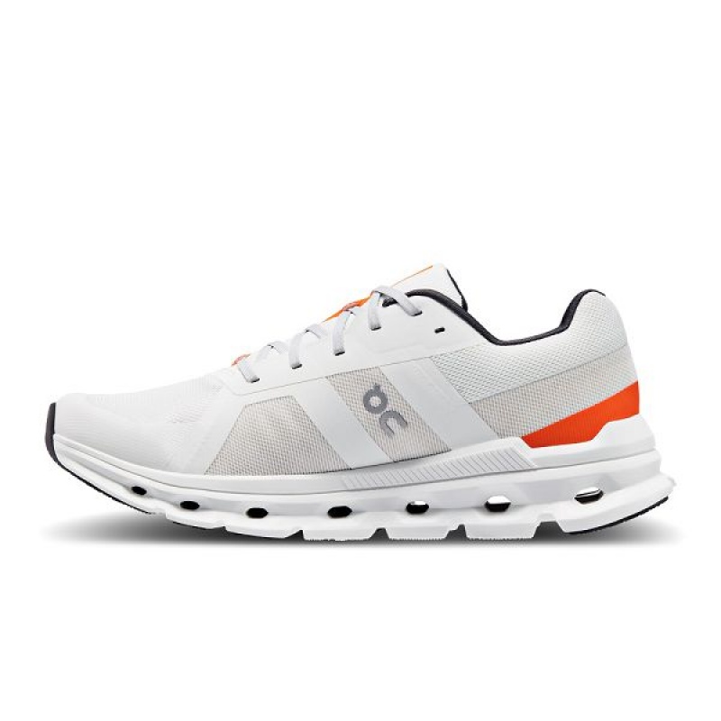 White Men's On Running Cloudrunner Road Running Shoes | 7156349_PH