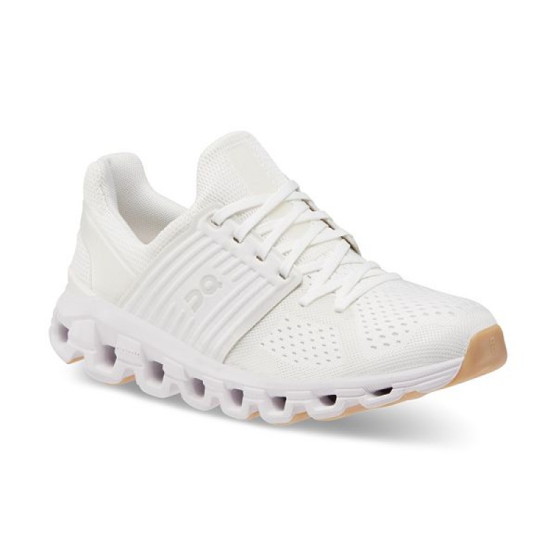 White Men's On Running Cloudswift Undyed Road Running Shoes | 4567019_PH