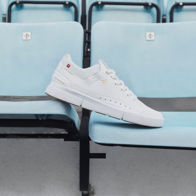 White Men's On Running THE ROGER Centre Court Sneakers | 2863970_PH