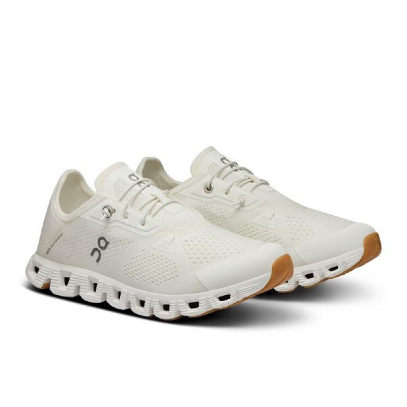 White Women's On Running Cloud 5 Coast Sneakers | 9187036_PH