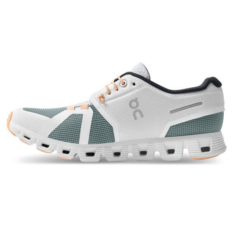 White Women's On Running Cloud 5 Push Sneakers | 4631820_PH