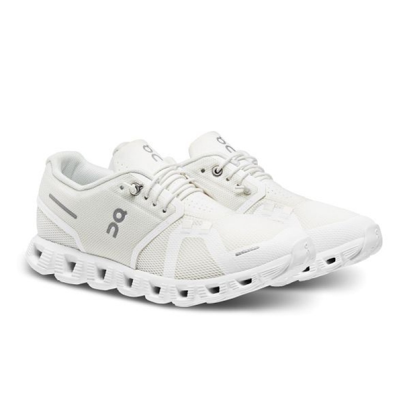 White Women's On Running Cloud 5 Sneakers | 2083456_PH