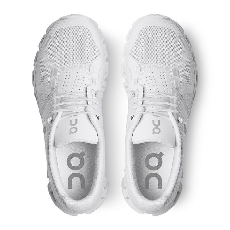 White Women's On Running Cloud 5 Sneakers | 3075461_PH